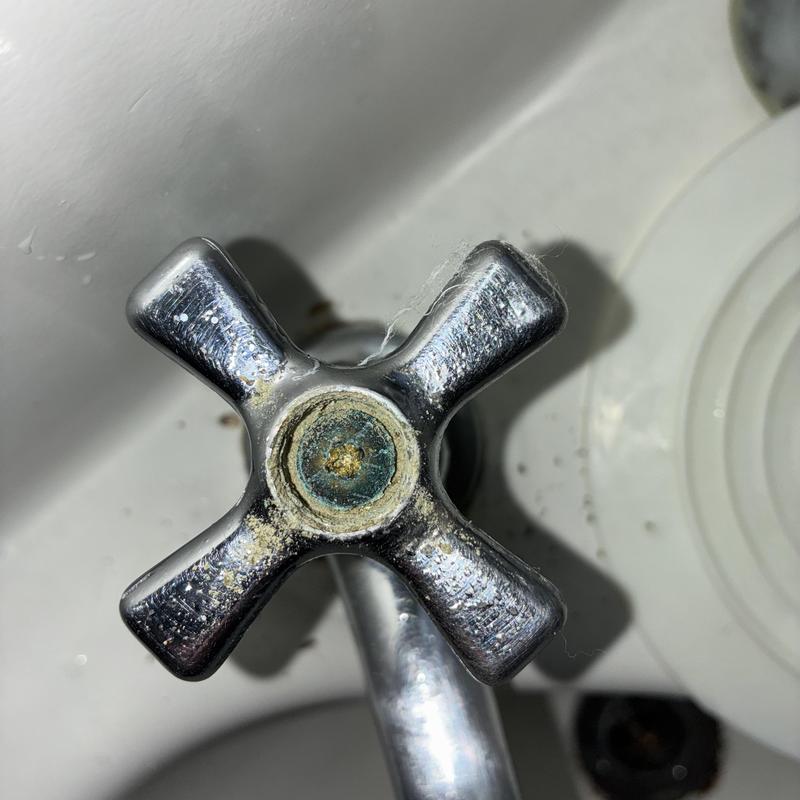 Detailed view of Leak Repair setup by Heise's Plumbing