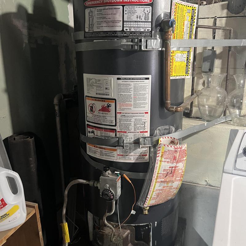 Detailed view of Water Heaters setup by Heise's Plumbing