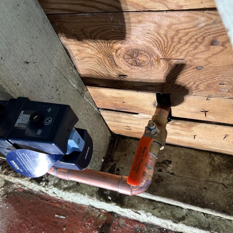 Technician inspecting cleanout and plumbing pipes in Palo Alto