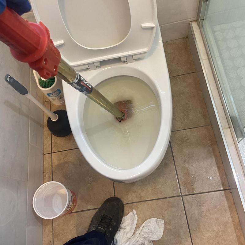 Detailed view of Drain Cleaning setup by Heise's Plumbing