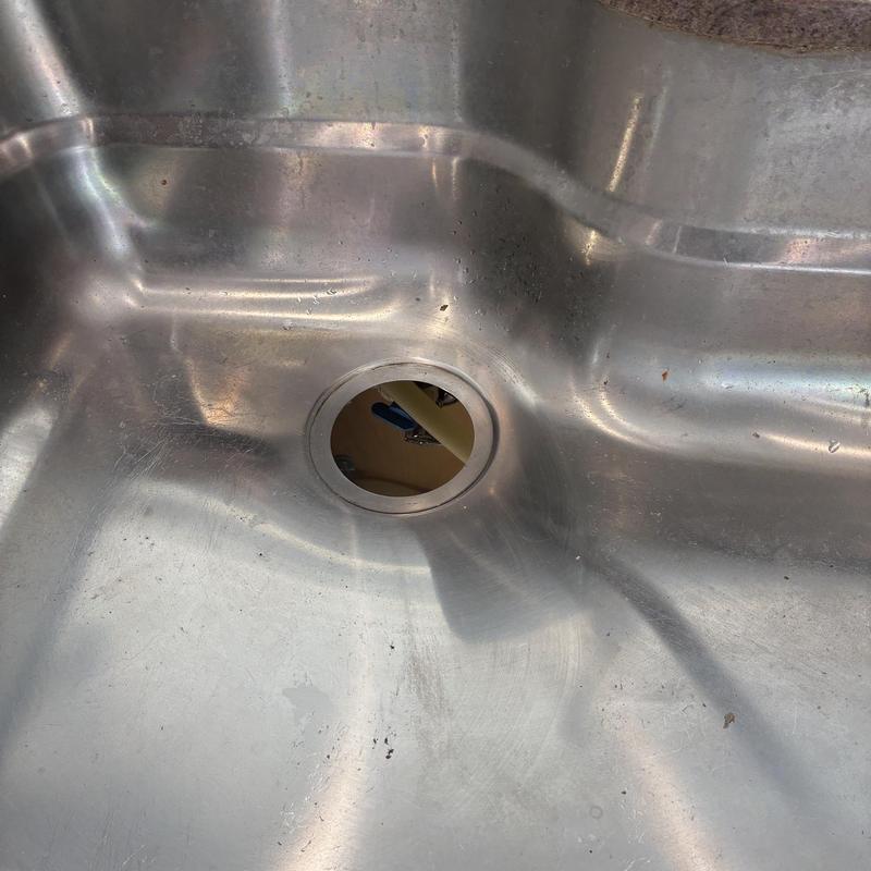 Detailed view of Leak Repair setup by Heise's Plumbing