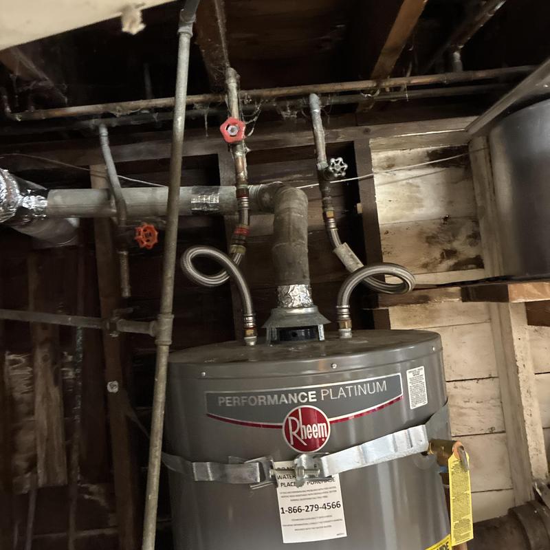 Completed Water Heaters service details