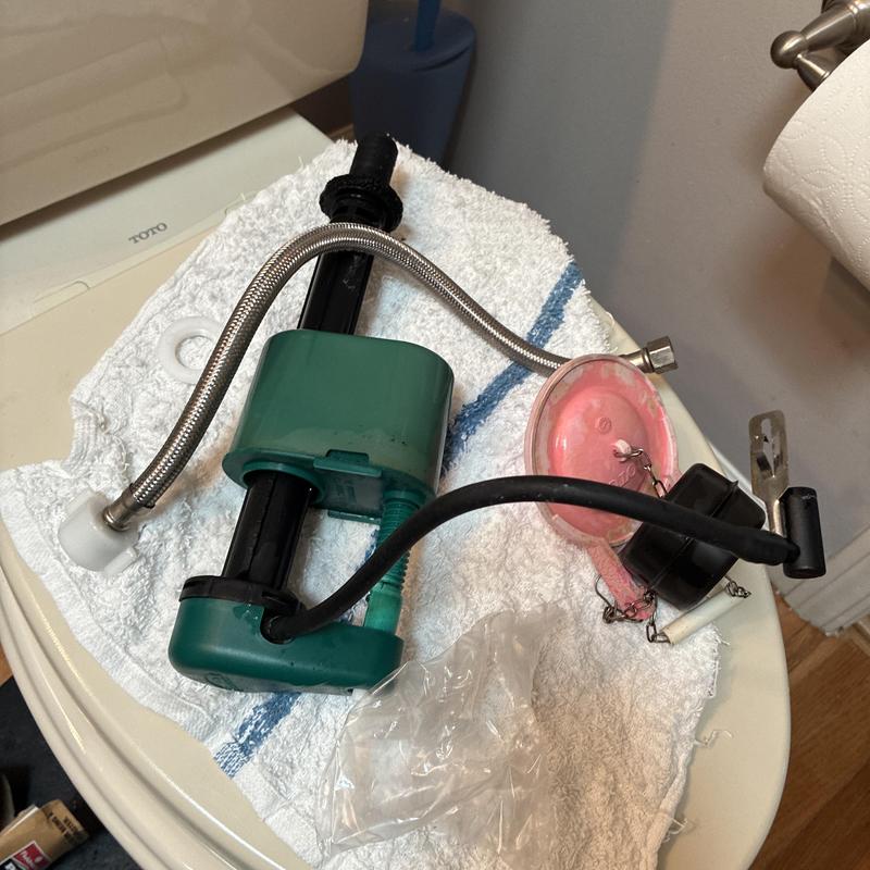 Detailed view of Leak Repair setup by Heise's Plumbing