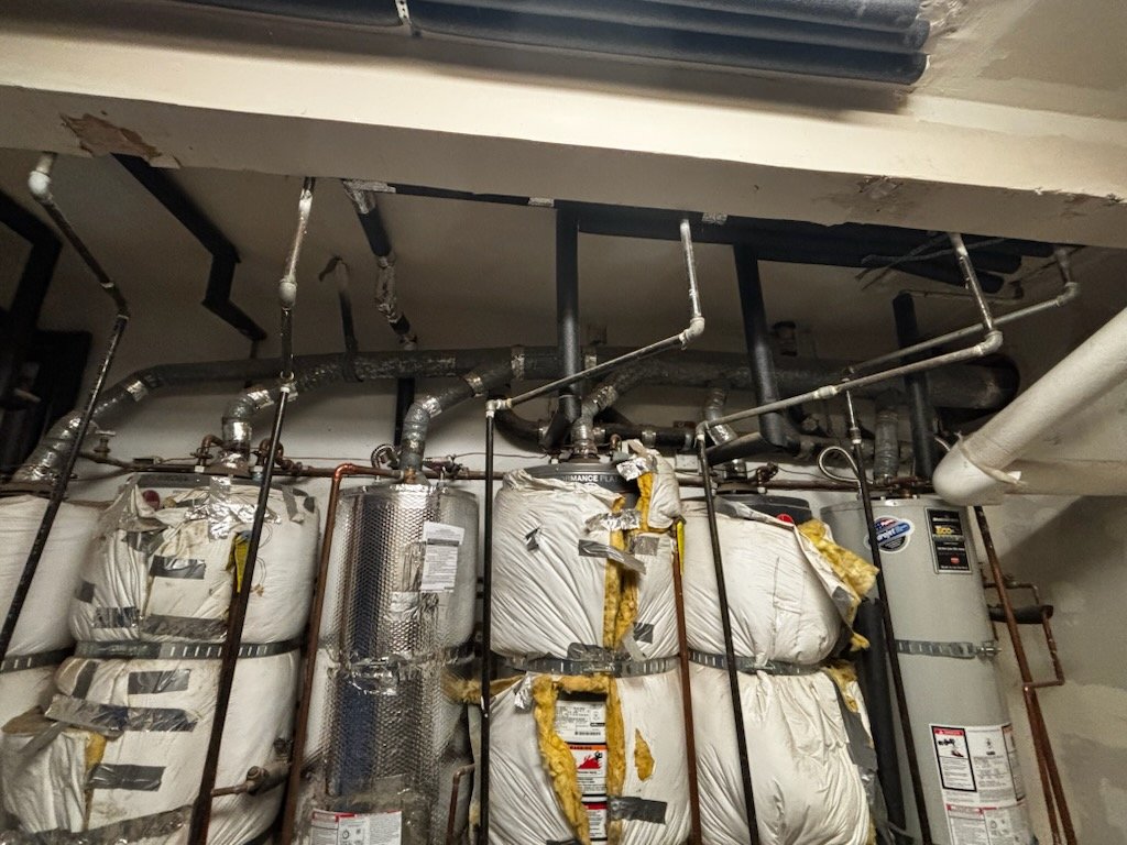 Detailed view of Water Heater Installation setup by Heise's Plumbing