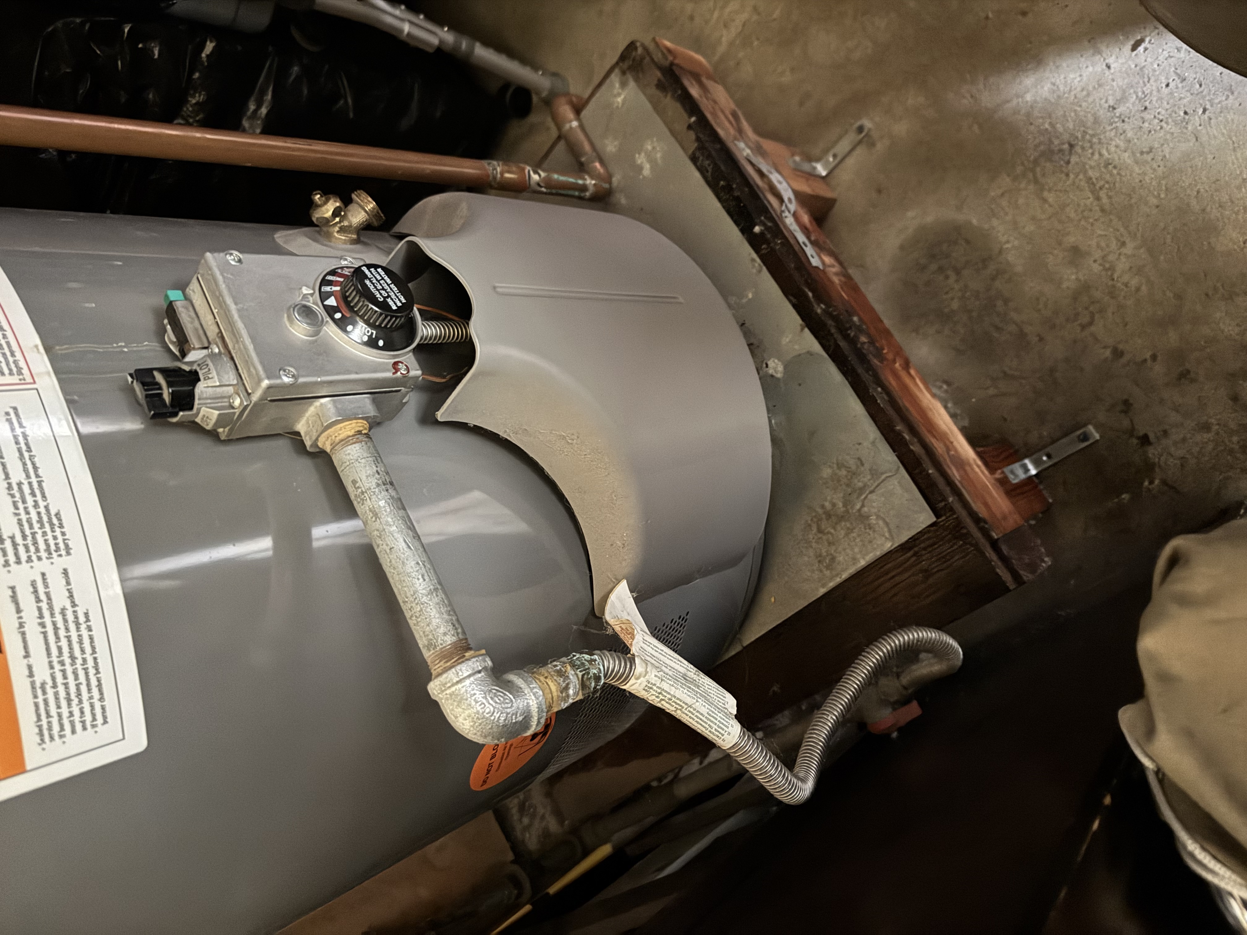 50-gallon water heater installation in Miraloma Park, San Francisco