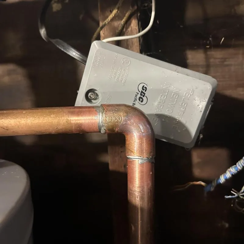 Testing plumbing connections for safe and reliable operation