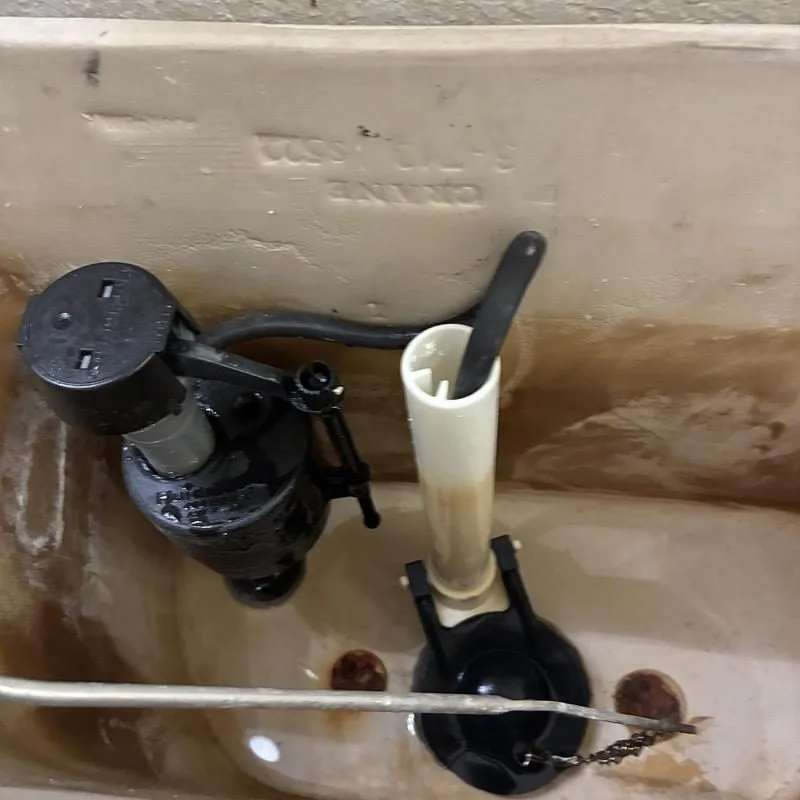 Detailed view of Leak Repair setup by Heise's Plumbing
