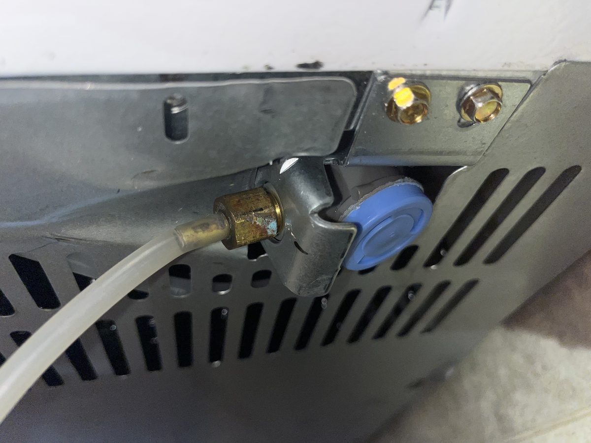 Refrigerator ice maker kit installation in South San Francisco