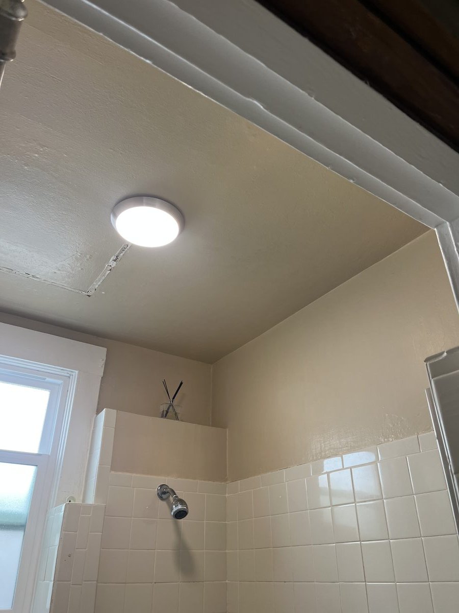 Bathroom Light Fixture & Rewiring in Sunset District