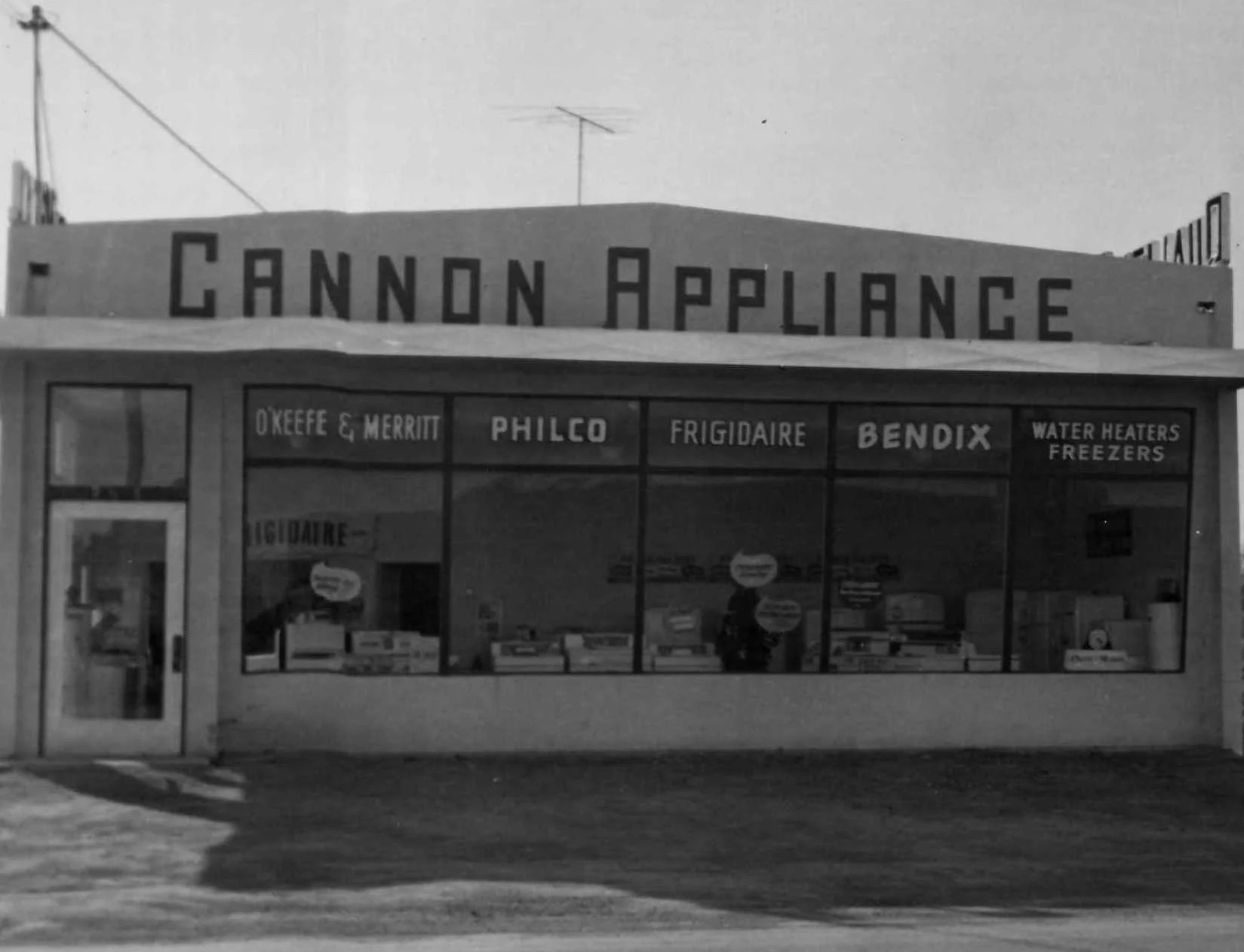 Cannon Appliance partner storefront by Heise's Plumbing