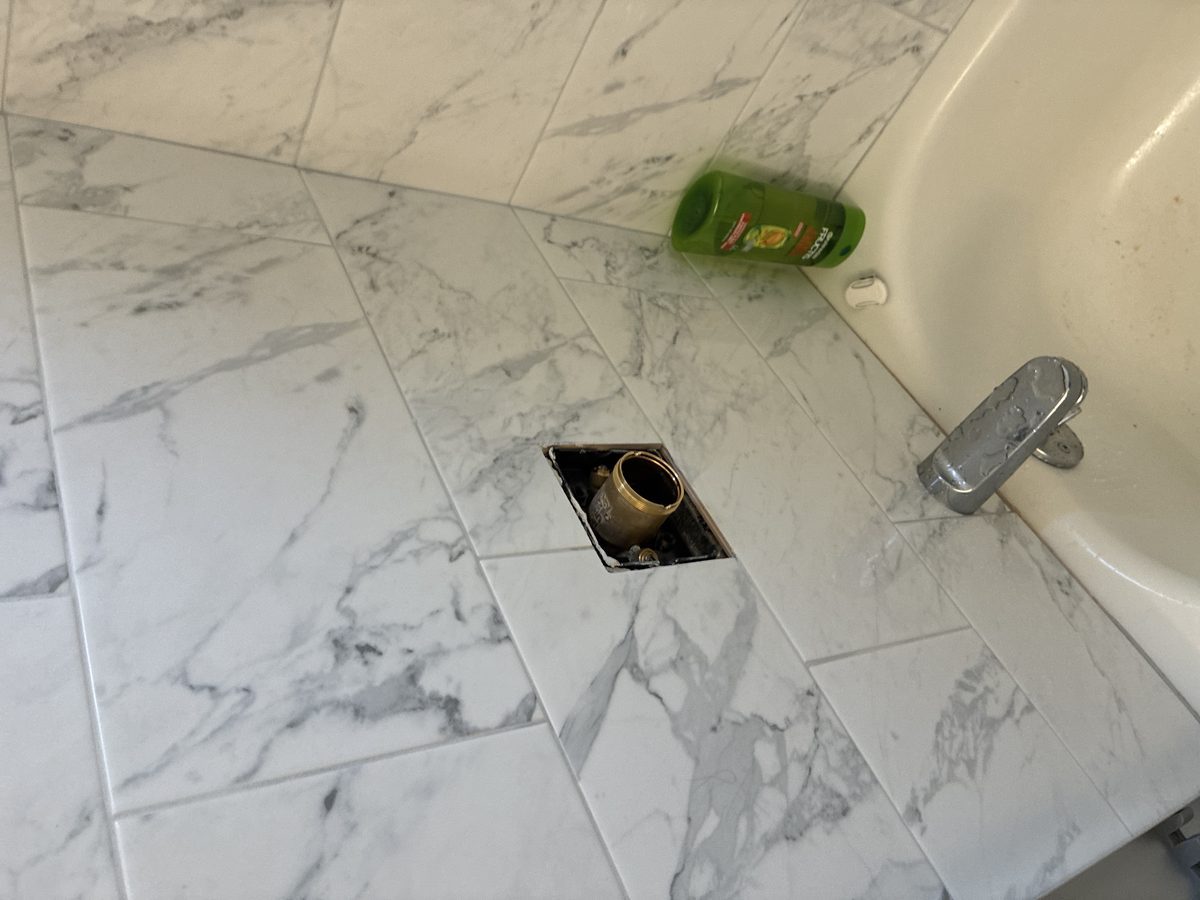 Detailed view of Delta Faucet Cartridge Replacement setup by Heise's Plumbing
