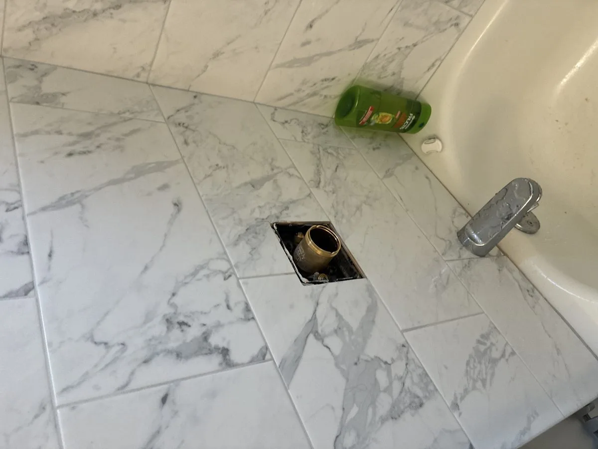 Detailed view of Delta Faucet Cartridge Replacement setup by Heise's Plumbing