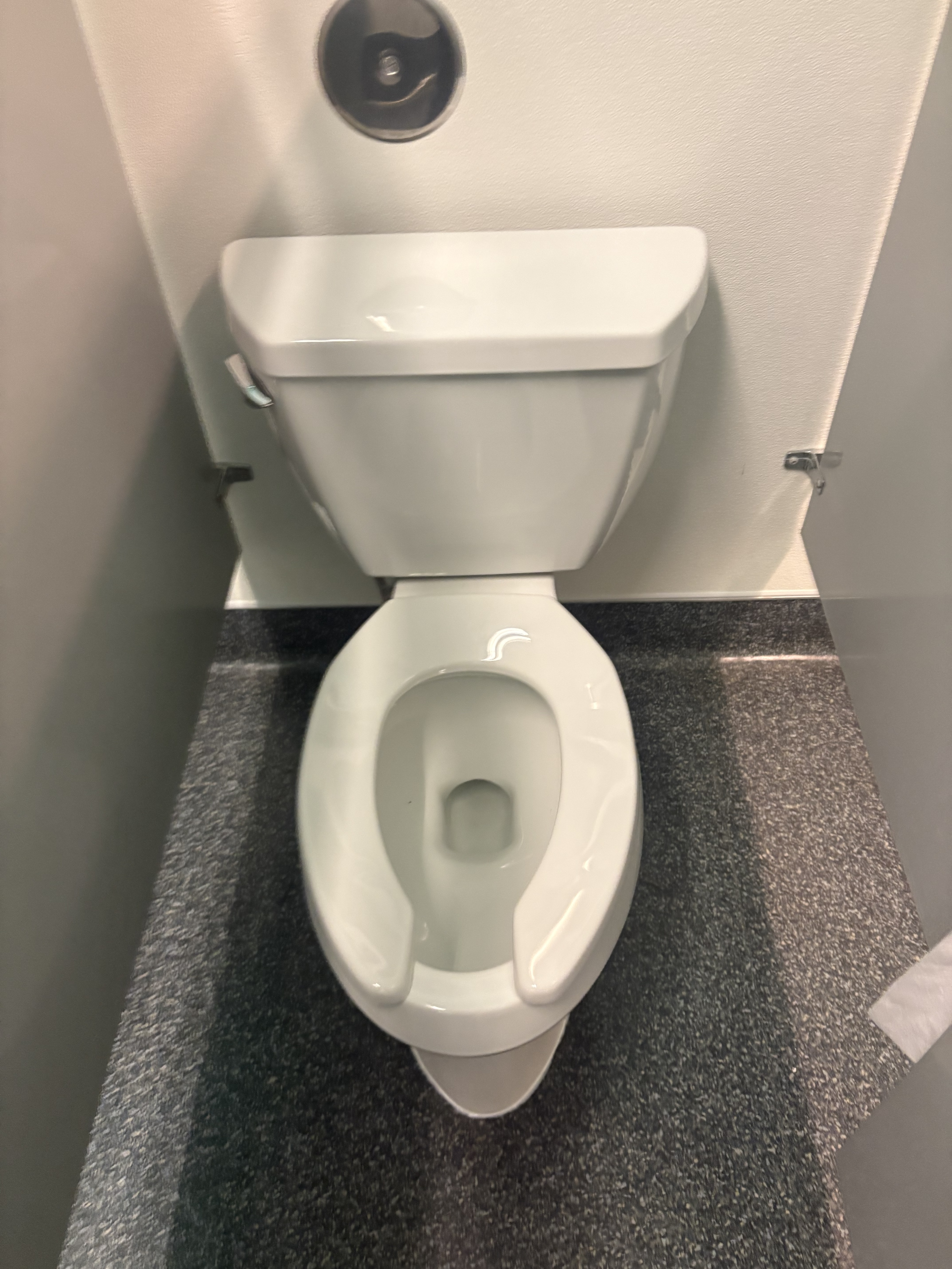 Detailed view of Kohler Power Flush Toilet Installation setup by Heise's Plumbing