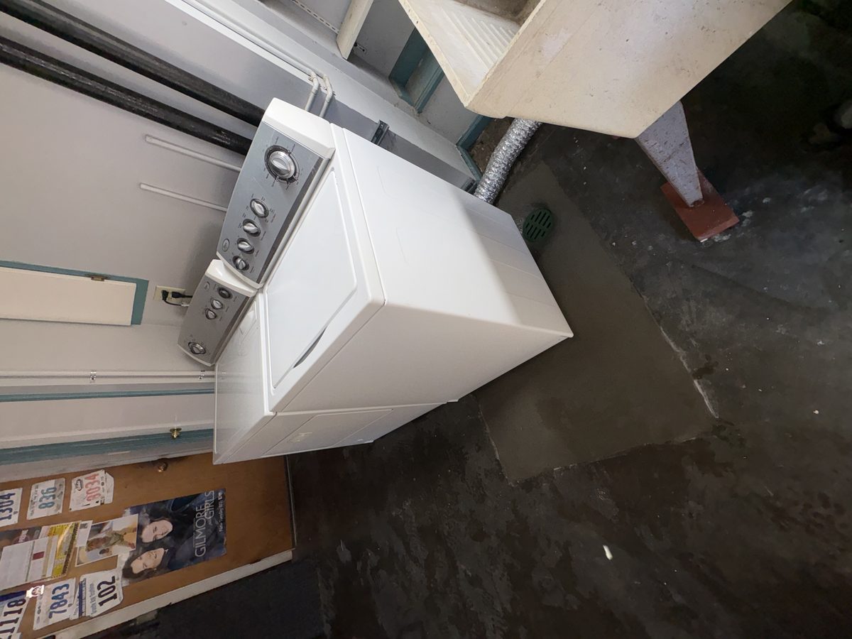 Detailed view of Laundry Drain Standpipe Installation setup by Heise's Plumbing