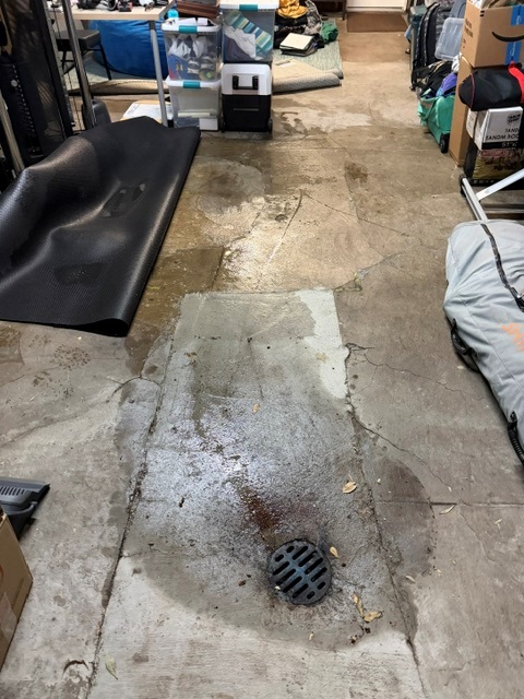 Detailed view of Main Sewer Line Stoppage Clearing setup by Heise's Plumbing