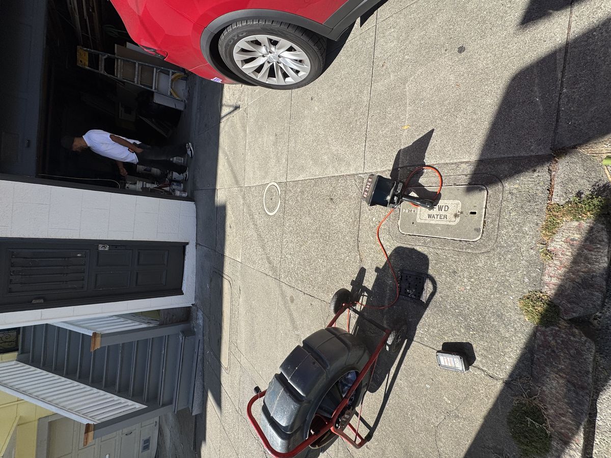 Sewer cleanout diagnostic and camera check in Marina District, San Francisco by Heise's Plumbing