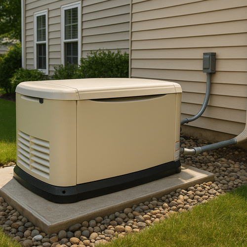 Standby Generator Transfer Switch Inspection in San Mateo by Heise's Plumbing