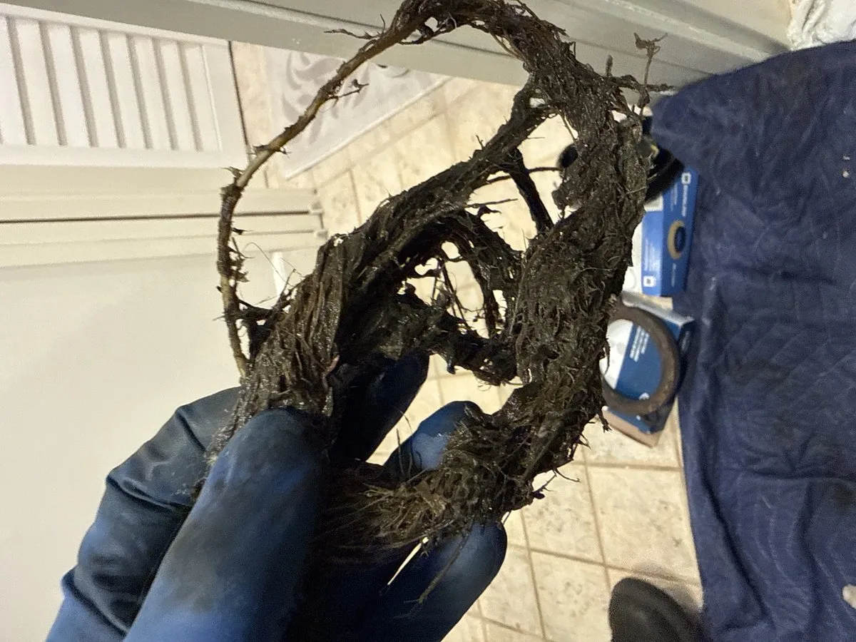 Detailed view of Toilet Stoppage & Main Sewer Line Clearing setup by Heise's Plumbing