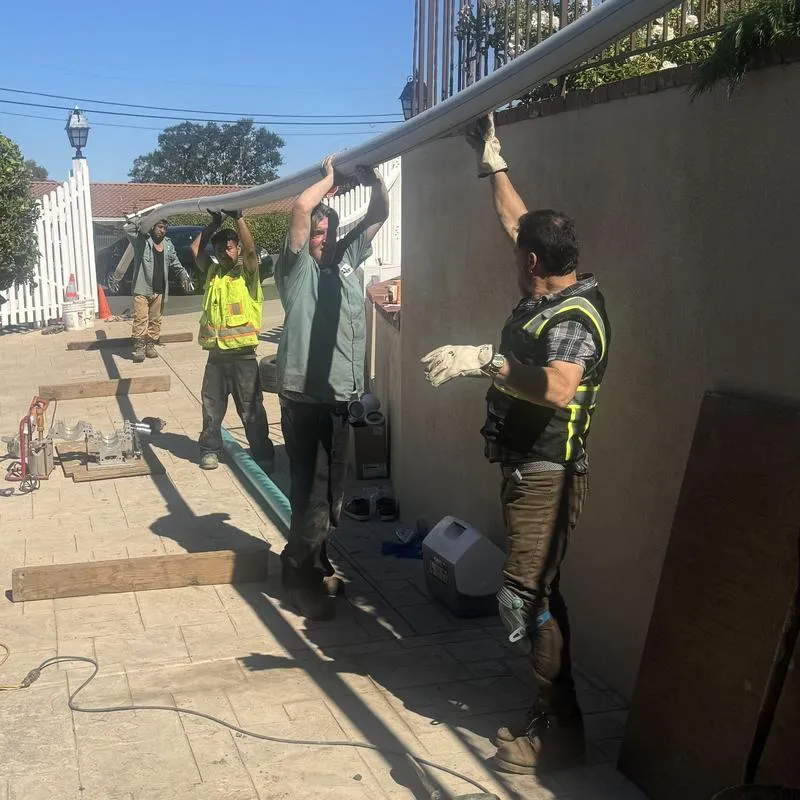 Trenchless water line replacement in Easton Addition, Burlingame by Heise's Plumbing