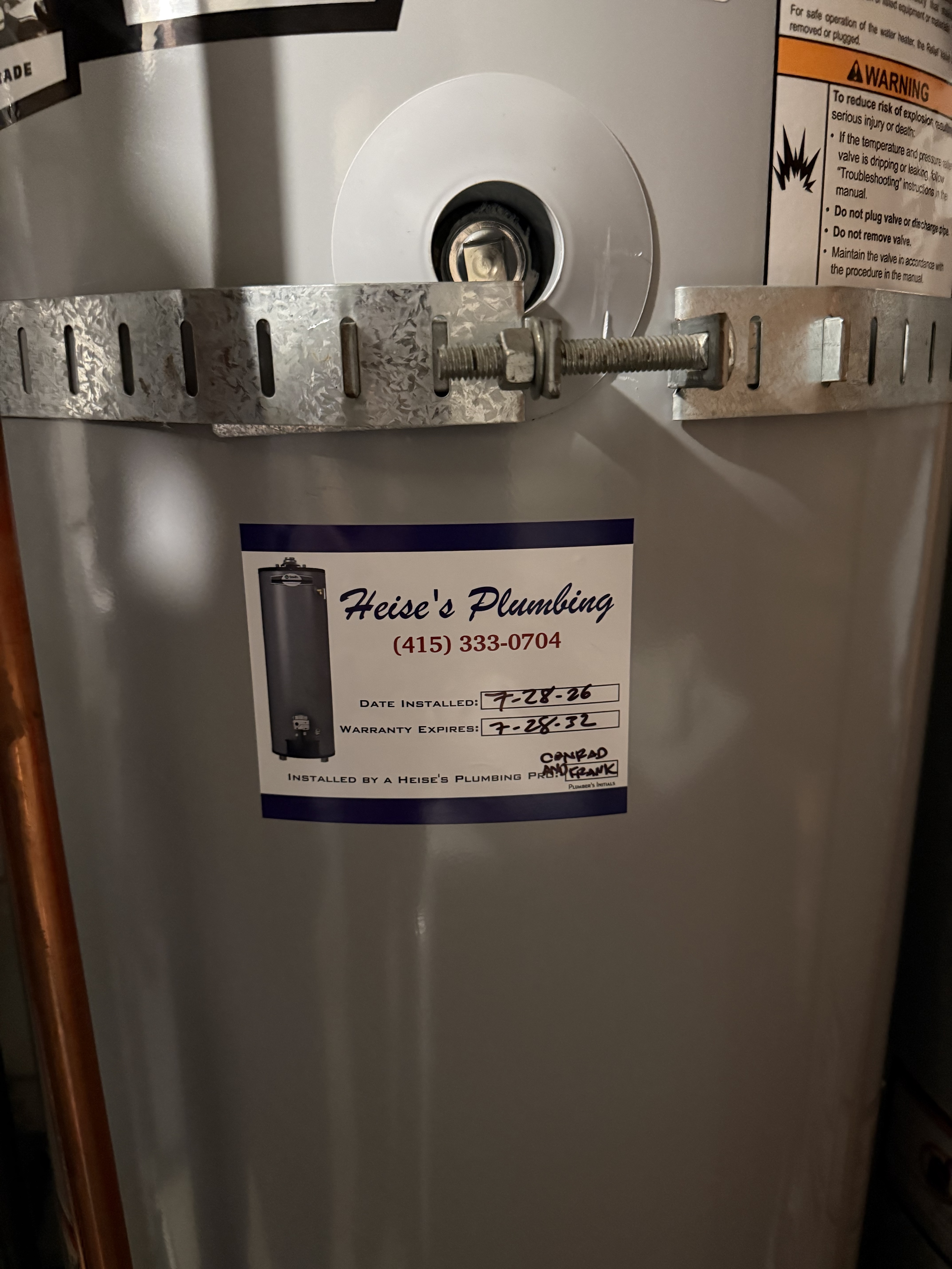 Calibrating gas line burner connections and temperature controls