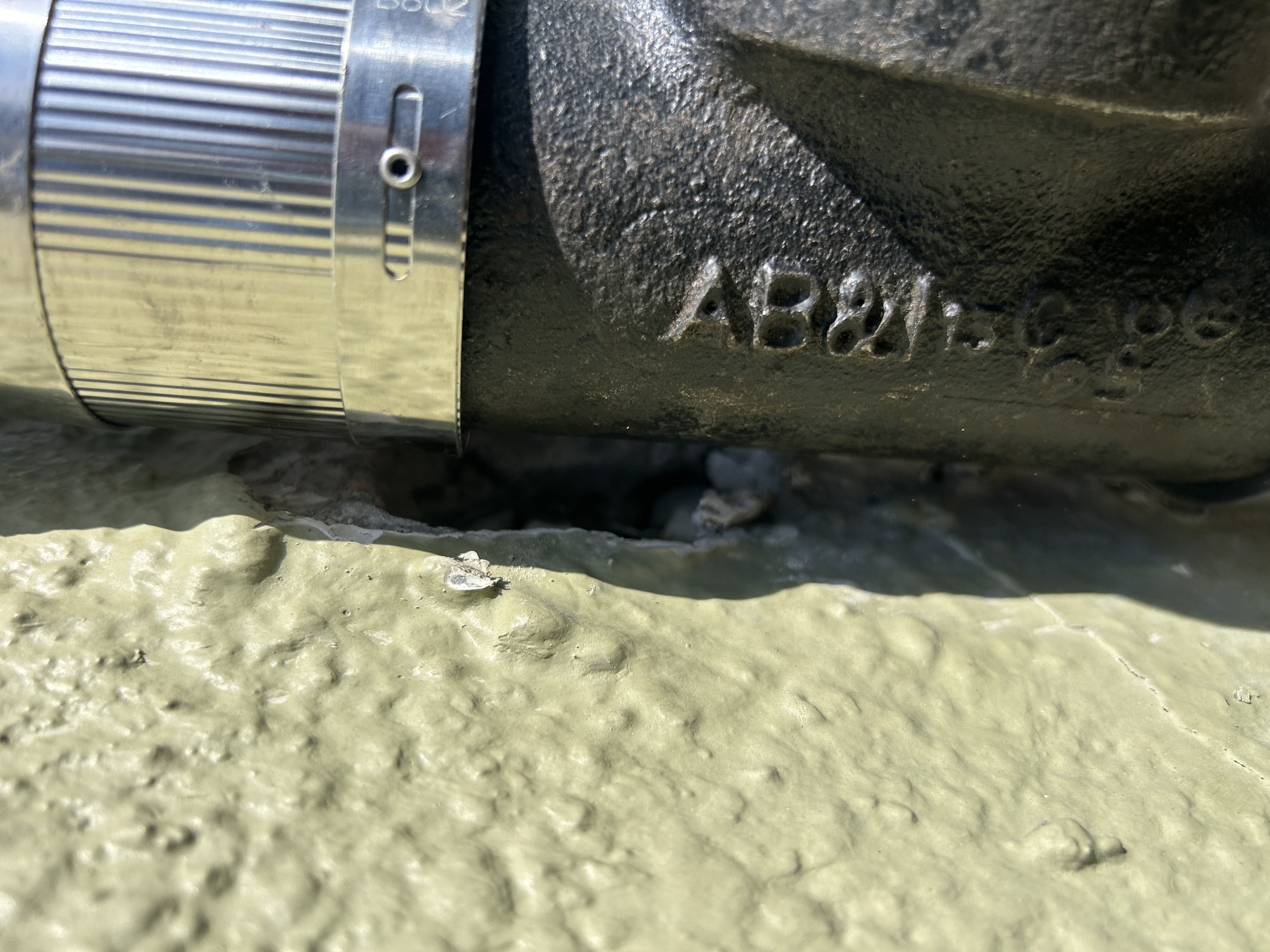 Roof leader drain access modification by Heises Plumbing